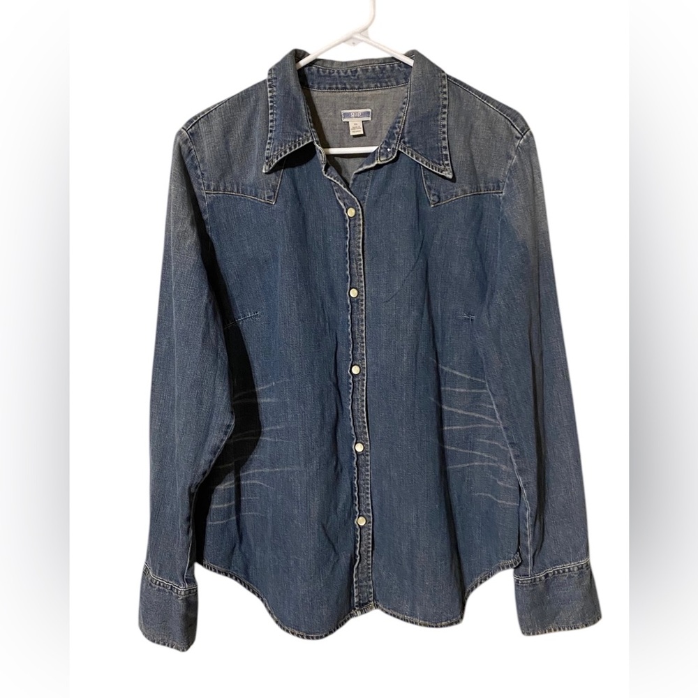 GAP Gray Textured Shirt